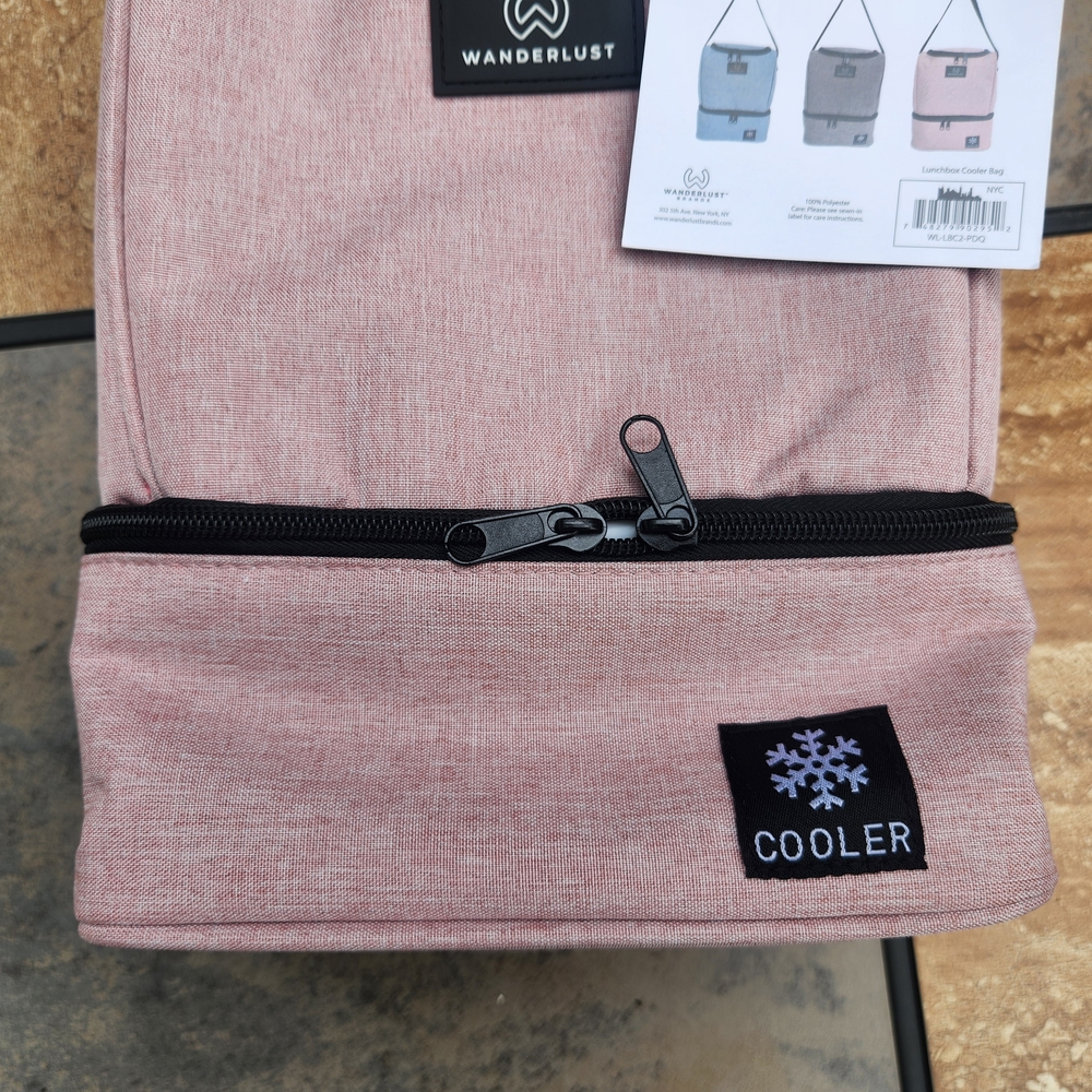 Wanderlust Pink Lunchbox Cooler Bag NEW WITH TAGS - Picture 4 of 8
